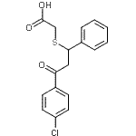 CAS#: 133961-81-6, {[3-(4-Chlorophenyl)-3-Oxo-1-Phenylpropyl]Sulfanyl}Acetic Acid