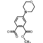 CAS 登录号：134050-75-2， 甲基5-(4-吗啉基)-2-硝基苯甲酸酯