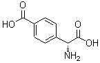 CAS 登录号：134052-68-9， 4-[(R)-氨基(羧基)甲基]苯甲酸