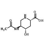 CAS#: 134258-23-4, (2S,4S,5S)-5-Acetamido-4-Hydroxy-2-Piperidinecarboxylic Acid