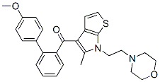 CAS#: 134327-81-4, (4-Methoxyphenyl)-[5-Methyl-6-(2-Morpholin-4-Ylethyl)Thieno[3,2-d]Pyrrol-4-Yl]Methanone
