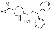 CAS 登录号：134420-91-0， 6-(3,3-二苯基丙基)-1,2,5,6-四氢吡啶-3-羧酸盐酸盐