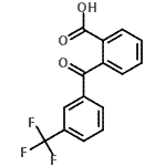 CAS 登录号：13450-38-9， 2-[3-(三氟甲基)苯甲酰基]苯甲酸