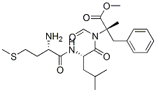 CAS#: 134574-90-6, Methyl (2S)-2-[[(2S)-2-[[(2S)-2-Amino-4-Methylsulfanylbutanoyl]Amino]-4-Methylpentanoyl]-Formylamino]-2-Methyl-3-Phenylpropanoate