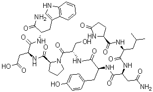 CAS#: 134599-16-9, 5-Oxo-L-Prolyl-L-Leucyl-L-Asparaginyl-L-Tyrosyl-L-Seryl-L-Prolyl-L-alpha-Aspartyl-L-Tryptophanamide