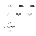 CAS 登录号：13477-86-6， 砷酸三氨合物三水合物