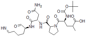 CAS#: 134790-35-5, (4S)-5-[(2S)-2-[[(2S)-4-Amino-1-[[(2S)-6-Imino-1-Oxohexan-2-Yl]Amino]-1,4-Dioxobutan-2-Yl]Carbamoyl]Pyrrolidin-1-Yl]-2-Methyl-4-[(2-Methylpropan-2-Yl)Oxycarbonylamino]-5-Oxopentanoic Acid