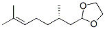 CAS#: 134876-96-3, 2-[(2S)-2,6-Dimethylhept-5-Enyl]-1,3-Dioxolane