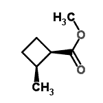 CAS#: 134877-07-9, Methyl (1R,2S)-2-Methylcyclobutanecarboxylate
