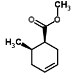 CAS 登录号：134877-09-1， 甲基(1S,6R)-6-甲基-3-环己烯-1-羧酸酯