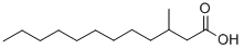 CAS 登录号：13490-36-3， 3-甲基-十二烷酸