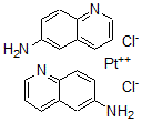CAS#: 134901-21-6, Bis(6-aminoquinoline)dichloroplatinum(II)