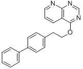 CAS 登录号：134999-77-2， 4-[2-(4-苯基苯基)乙氧基]吡啶并[3,2-e]嘧啶