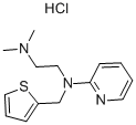 CAS 登录号：135-23-9， N',N'-二甲基-N-吡啶-2-基-N-(噻吩-2-基甲基)乙烷-1,2-二胺盐酸盐