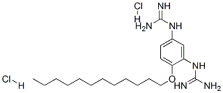 CAS#: 135-42-2, 2-[5-(Diaminomethylideneamino)-2-Dodecoxyphenyl]Guanidine Dihydrochloride