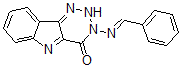 CAS#: 135086-92-9, 3-(Phenylmethylideneamino)-2H-Triazino[5,6-b]Indol-4-One