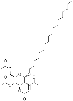 CAS#: 135198-09-3, Octadecyl 2-Acetamido-3,4,6-Tri-O-Acetyl-2-Deoxy-beta-D-Glucopyranoside