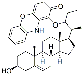 CAS#: 135212-24-7, 1-[(2S)-2-[(3S,8S,9S,10R,13S,14S,17R)-3-Hydroxy-10,13-Dimethyl-2,3,4,7,8,9,11,12,14,15,16,17-Dodecahydro-1H-Cyclopenta[a]Phenanthren-17-Yl]Pentan-3-Yl]Oxy-3,10-Dihydrophenoxazin-2-One