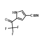 CAS#: 135250-38-3, 5-(Trifluoroacetyl)-1H-Pyrrole-3-Carbonitrile