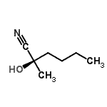 CAS#: 135415-89-3, (2R)-2-Hydroxy-2-Methylhexanenitrile