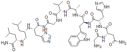 CAS 登录号：135467-88-8， 亮氨酰(9)-Psi-甲基氨基-亮氨酸(10)-神经调节肽 C