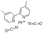 CAS 登录号：135568-20-6， (4,4'-二甲基-2,2'-联吡啶-N,N')二(异氰酸基)铂(II)