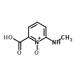 CAS 登录号：135589-82-1， 6-(甲基氨基)-2-吡啶羧酸1-氧化物