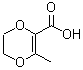 CAS#: 135813-44-4, 3-Methyl-5,6-Dihydro-1,4-Dioxine-2-Carboxylic Acid