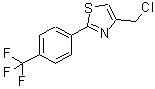 CAS 登录号：135873-35-7， 4-(氯甲基)-2-[4-(三氟甲基)苯基]-1,3-噻唑