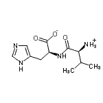CAS#: 13589-07-6, (2S)-2-{[(2S)-2-Ammonio-3-Methylbutanoyl]Amino}-3-(1H-Imidazol-5-Yl)Propanoate