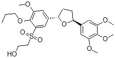 CAS 登录号：135947-75-0， 2-[3-甲氧基-2-丙氧基-5-[(2S,5S)-5-(3,4,5-三甲氧基苯基)四氢呋喃-2-基]苯基]磺酰基乙醇