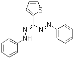 CAS 登录号：135984-01-9， (E)-1-苯基-2-[(Z)-(苯基亚肼基)(2-噻吩基)甲基]二氮烯
