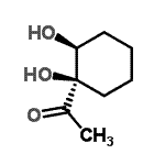 CAS 登录号：136031-95-3， 1-[(1R,2S)-1,2-二羟基环己基]乙酮