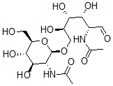 CAS#: 136036-84-5, N-[(2R,3R,4R,5S,6R)-2-[(2R,3R,4R,5R)-5-Acetamido-2,3,4-Trihydroxy-6-Oxohexoxy]-4,5-Dihydroxy-6-(Hydroxymethyl)Oxan-3-Yl]Acetamide