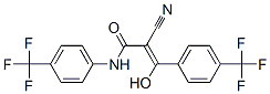 CAS 登录号：136185-95-0， (E)-3-羟基-2-[4-(三氟甲基)苯甲酰基]-3-[[4-(三氟甲基)苯基]氨基]丙-2-烯腈