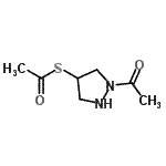CAS 登录号：136290-22-7， S-(1-乙酰基-4-吡唑烷基)硫代乙酸酯