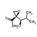 CAS 登录号：136377-99-6， 1-{(2S)-2-[(1R)-1-羟基-2-甲基丙基]-2-环氧乙烷基}乙酮