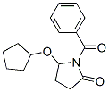 CAS#: 136410-22-5, 1-(Benzoyl)-5-Cyclopentyloxypyrrolidin-2-One