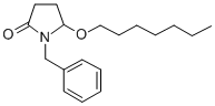 CAS 登录号：136410-33-8， 5-庚氧基-1-(苯基甲基)吡咯烷-2-酮