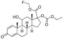CAS#: 136440-73-8, Fluoromethyl (8S,9S,10R,11S,13S,14S)-17-Ethoxycarbonyloxy-11-Hydroxy-10,13-Dimethyl-3-Oxo-7,8,9,11,12,14,15,16-Octahydro-6H-Cyclopenta[a]Phenanthrene-17-Carboxylate