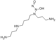 CAS 登录号：136587-13-8， N1-[4-[1-(3-氨基丙基)-2-羟基-2-亚硝基肼基]丁基]-1,3-丙烷二胺