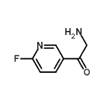 CAS 登录号：136592-27-3， 2-氨基-1-(6-氟-3-吡啶基)乙酮