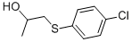 CAS 登录号：13663-04-2， 1-(4-氯苯硫基)-2-丙醇