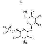 CAS#: 136632-28-5, Potassium;[(2R,3S,4S,5R,6R)-3,4,5-Trihydroxy-6-[(2R,3R,4S,5S,6R)-3,4,5-Trihydroxy-6-(Hydroxymethyl)Tetrahydropyran-2-Yl]Oxy-Tetrahydropyran-2-Yl]Methyl Dihydrogen Phosphate