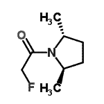 CAS 登录号：136634-11-2， 1-[(2R,5R)-2,5-二甲基-1-吡咯烷基]-2-氟乙酮