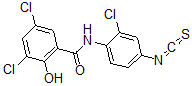 CAS#: 136769-35-2, 3,5-Dichloro-N-(2-Chloro-4-Isothiocyanatophenyl)-2-Hydroxybenzamide