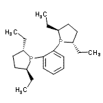 CAS 登录号：136779-28-7， (2S,5S,2'S,5'S)-1,1'-(1,2-亚苯基)二(2,5-二乙基磷杂环戊烷)