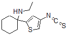 CAS 登录号：136811-74-0， N-乙基-1-(4-异硫氰酸基噻吩-2-基)环己烷-1-胺