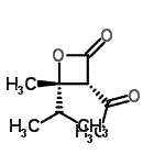 CAS 登录号：136814-01-2， (3S,4S)-3-乙酰基-4-异丙基-4-甲基-2-氧杂环丁酮