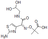 CAS 登录号：136831-56-6， 2-[[1-(2-氨基-1,3-噻唑-4-基)-2-(2,2-二羟基乙基氨基)-2-氧代乙亚基]氨基]氧基-2-甲基丙酸